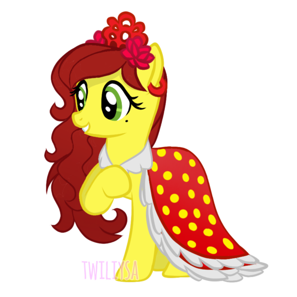 Size: 800x800 | Tagged: safe, artist:twiliysa, derpibooru import, oc, oc:ole españa, ponified, unofficial characters only, earth pony, pony, earth pony oc, female, image, nation ponies, png, simple background, solo, spain, transparent background