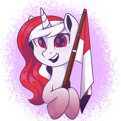 Size: 968x968 | Tagged: safe, artist:twiliysa, derpibooru import, oc, ponified, unofficial characters only, pony, unicorn, female, horn, image, indonesia, nation ponies, png, unicorn oc