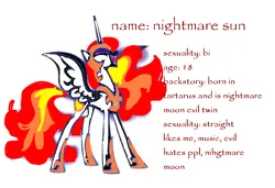 Size: 1316x900 | Tagged: safe, artist:msponies, derpibooru import, daybreaker, alicorn, pony, armor, bisexual, evil laugh, eyes closed, female, fire, g4, hoof shoes, image, laughing, male, mare, ms paint, parody, png, princess shoes, recolor, solo, spread wings, straight, stylistic suck, wings