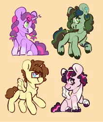 Size: 2000x2356 | Tagged: safe, artist:cocopudu, derpibooru import, oc, oc:oopsie doodle, unofficial characters only, earth pony, pegasus, unicorn, image, jpeg