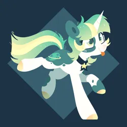 Size: 2160x2160 | Tagged: safe, artist:glowfangs, derpibooru import, oc, unofficial characters only, pony, unicorn, :p, body markings, colored hooves, commission, facial markings, female, freckles, gradient hair, gradient mane, gradient tail, green eyes, horn, image, mare, png, solo, tail, tongue out, unicorn oc