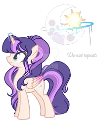 Size: 1920x2398 | Tagged: safe, artist:harmonyvitality-yt, derpibooru import, oc, unofficial characters only, alicorn, pony, alicorn oc, base used, deviantart watermark, eyelashes, female, horn, image, mare, obtrusive watermark, offspring, parent:flash sentry, parent:twilight sparkle, parents:flashlight, png, simple background, smiling, transparent background, watermark, wings