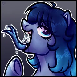 Size: 1920x1920 | Tagged: suggestive, artist:sadfloorlamp, derpibooru import, oc, oc:opal brona, unofficial characters only, hybrid, original species, pony, snake, snake pony, cute, drool, drool string, female, fetish, image, imminent vore, mare, maw, mawshot, open mouth, png, sharp teeth, simple background, solo, solo female, teeth