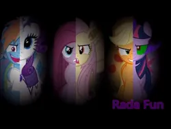 Size: 640x480 | Tagged: artist needed, safe, derpibooru import, applejack, fluttershy, pinkie pie, rainbow dash, rarity, twilight sparkle, bat pony, pony, bat ponified, dark background, evil grin, evil mane six, evil smirk, flutterbat, grin, image, insanity, insanity face, jpeg, looking at you, magic, mane six, menacing, pinkamena diane pie, race swap, smiling, sombra eyes