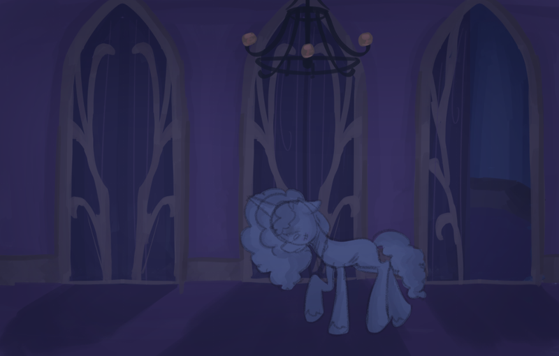 Size: 1115x711 | Tagged: safe, anonymous artist, derpibooru import, pony, series:misty pov, g5, corridor, image, misty brightdawn, png