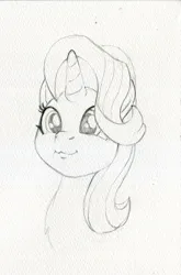 Size: 2670x4055 | Tagged: safe, artist:invalid-david, derpibooru import, starlight glimmer, pony, unicorn, image, jpeg, monochrome, pencil drawing, sketch, solo, traditional art