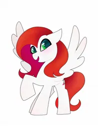 Size: 1074x1368 | Tagged: safe, artist:petaltwinkle, derpibooru import, oc, unofficial characters only, pegasus, pony, image, jpeg, pegasus oc, spread wings, wings