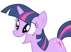 Size: 814x602 | Tagged: safe, artist:jimthecactus, derpibooru import, twilight sparkle, pony, unicorn, big smile, cute, female, grin, image, mare, png, simple background, smiling, solo, transparent background, twiabetes, unicorn twilight, vector