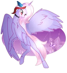 Size: 1286x1408 | Tagged: safe, artist:angellightyt, derpibooru import, oc, unofficial characters only, alicorn, pony, alicorn oc, base used, female, horn, image, mare, png, rearing, simple background, solo, transparent background, wings