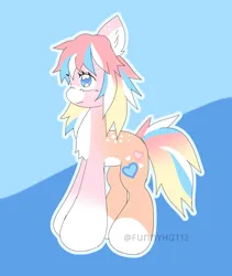Size: 1535x1817 | Tagged: safe, artist:funnyhat12, derpibooru import, oc, unofficial characters only, earth pony, pony, adoptable, gradient background, image, jpeg, solo