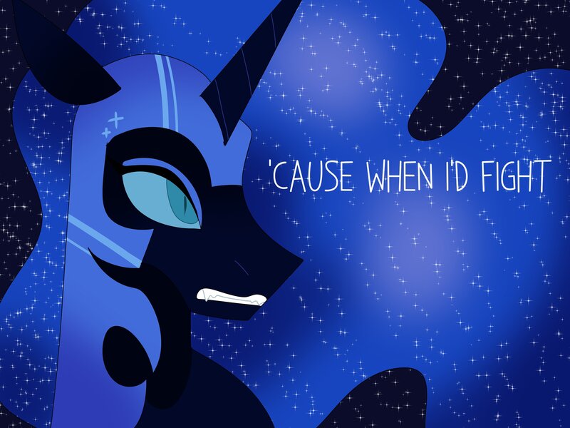 Size: 4096x3072 | Tagged: safe, artist:fizzlefer, derpibooru import, part of a set, nightmare moon, alicorn, pony, dialogue, gradient background, image, jpeg, solo