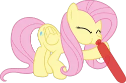 Size: 10000x6645 | Tagged: safe, artist:awesomeluna, derpibooru import, fluttershy, pegasus, pony, magical mystery cure, balloon, cutie mark swap, female, image, png, simple background, transparent background, vector, what my cutie mark is telling me