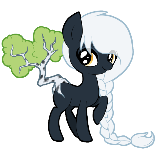 Size: 680x646 | Tagged: safe, artist:ne-chi, derpibooru import, oc, oc:shiro, unofficial characters only, earth pony, original species, pony, animated, augmented, augmented tail, earth pony oc, image, png, raised hoof, simple background, solo, tail, transparent background, tree