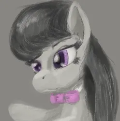 Size: 558x562 | Tagged: safe, artist:obsequiosity, derpibooru import, octavia melody, earth pony, pony, female, gray background, image, png, simple background, solo