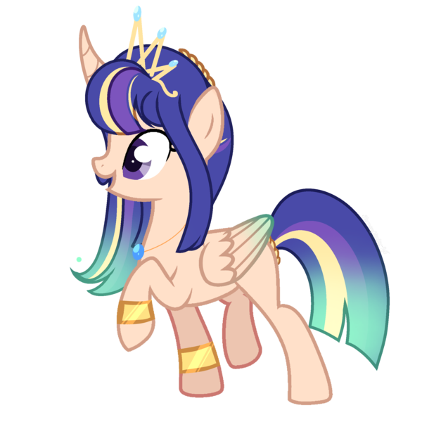 Size: 2048x2048 | Tagged: safe, artist:harmonyvitality-yt, derpibooru import, oc, unofficial characters only, alicorn, pony, alicorn oc, base used, bracelet, female, horn, image, jewelry, mare, png, raised hoof, simple background, solo, transparent background, wings