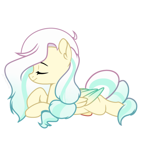 Size: 2048x2048 | Tagged: safe, artist:harmonyvitality-yt, derpibooru import, oc, unofficial characters only, pegasus, pony, base used, eyes closed, female, image, lying down, mare, pegasus oc, png, prone, simple background, solo, transparent background, wings