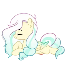 Size: 2048x2048 | Tagged: safe, artist:harmonyvitality-yt, derpibooru import, oc, unofficial characters only, pegasus, pony, base used, eyes closed, female, image, lying down, mare, pegasus oc, png, prone, simple background, solo, transparent background, wings