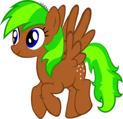 Size: 1024x987 | Tagged: safe, artist:sarahstudios11, derpibooru import, oc, oc:starry woods, unofficial characters only, pegasus, pony, image, pegasus oc, png, smiling, solo, spread wings, vector, wings