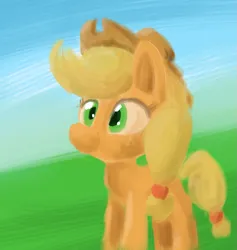 Size: 1327x1400 | Tagged: safe, artist:obsequiosity, derpibooru import, applejack, earth pony, pony, female, image, png, solo