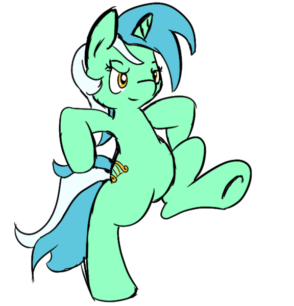 Size: 611x637 | Tagged: safe, artist:phillnana, derpibooru import, lyra heartstrings, pony, unicorn, bipedal, female, image, mare, png, simple background, sketch, solo, transparent background, walking