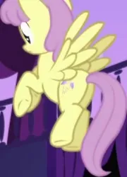 Size: 209x291 | Tagged: safe, derpibooru import, screencap, parasol, pegasus, pony, friendship is magic, background character, background pony, cropped, female, flying, image, mare, png, solo, solo focus, spread wings, wings