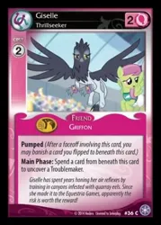 Size: 344x480 | Tagged: safe, derpibooru import, giselle, irma, gryphon, equestria games (episode), crystal games, enterplay, image, jpeg, merchandise