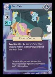 Size: 344x480 | Tagged: safe, derpibooru import, bulk biceps, fluttershy, rainbow dash, equestria games (episode), ccg, crystal games, enterplay, image, jpeg, merchandise