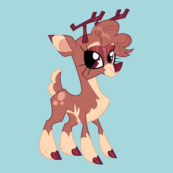 Size: 4096x4096 | Tagged: safe, artist:fizzlefer, derpibooru import, oc, unofficial characters only, deer, reindeer, female, glasses, image, jpeg, simple background, solo