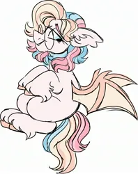 Size: 2081x2630 | Tagged: safe, artist:fizzlefer, derpibooru import, oc, oc:bitter glitter, unofficial characters only, bat pony, pony, glasses, image, jpeg, simple background, solo, white background