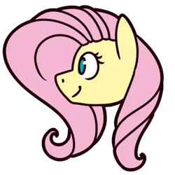 Size: 800x800 | Tagged: safe, artist:fluttershydaily, derpibooru import, fluttershy, image, png, simple background, smiling, transparent background