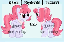 Size: 4096x2731 | Tagged: safe, artist:fizzlefer, derpibooru import, oc, unofficial characters only, pegasus, pony, adoptable, image, jpeg, obtrusive watermark, pronouns, reference sheet, solo, watermark