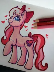 Size: 1536x2048 | Tagged: safe, artist:art_alanis, derpibooru import, all my heart, earth pony, pony, image, jpeg, solo, traditional art