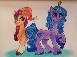 Size: 1024x768 | Tagged: safe, artist:art_alanis, derpibooru import, earth pony, pony, unicorn, image, jpeg, solo, traditional art