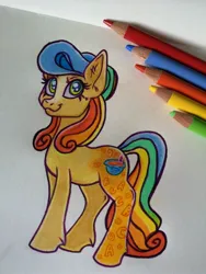 Size: 1536x2048 | Tagged: safe, artist:art_alanis, derpibooru import, alphabittle, pony, g3, image, jpeg, solo, traditional art