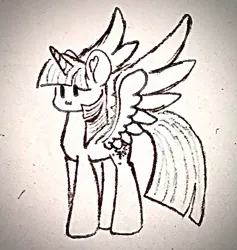 Size: 441x466 | Tagged: safe, artist:lunadorable, derpibooru import, twilight sparkle, cute, image, jpeg, pencil drawing, sketch, traditional art, twiabetes