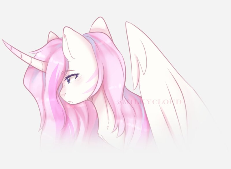 Size: 1500x1100 | Tagged: safe, artist:cofiiclouds, derpibooru import, oc, unofficial characters only, alicorn, pony, image, jpeg, simple background, solo, white background