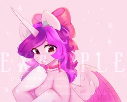 Size: 1638x1322 | Tagged: safe, artist:cofiiclouds, derpibooru import, oc, unofficial characters only, alicorn, pony, image, jpeg, pink background, simple background, solo