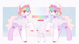 Size: 1199x669 | Tagged: safe, artist:cofiiclouds, derpibooru import, oc, unofficial characters only, earth pony, pony, image, jpeg, reference sheet, solo