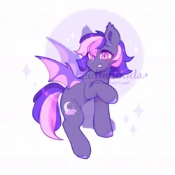 Size: 1080x1081 | Tagged: safe, artist:cofiiclouds, derpibooru import, oc, oc:midnight mist, unofficial characters only, bat pony, pony, image, jpeg, solo