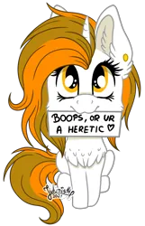 Size: 2224x3456 | Tagged: safe, artist:julunis14, derpibooru import, oc, oc:aurora shinespark, unofficial characters only, pony, unicorn, chest fluff, commission, ear piercing, earring, female, heart, horn, image, jewelry, looking at you, mare, mouth hold, no source available, piercing, png, sign, signature, simple background, text, transparent background, unicorn oc, ych result