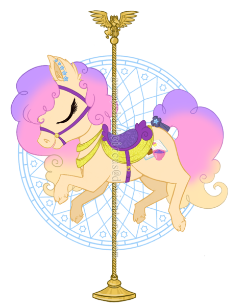 Size: 800x1000 | Tagged: safe, artist:gummysharkcircus, derpibooru import, oc, oc:ash, carousel, image, png, simple background