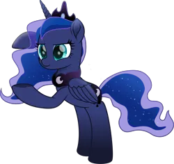 Size: 7581x7158 | Tagged: safe, artist:lincolnbrewsterfan, derpibooru import, part of a set, princess luna, alicorn, pony, derpibooru, series:apri(luna) fools!, my little pony: the movie, .svg available, absurd resolution, april fools, april fools 2023, bipedal, bipedal leaning, blue eyes, blue mane, blue tail, clothes, crown, cyan eyes, derpibooru exclusive, ethereal mane, ethereal tail, eyeshadow, female, flowing mane, flowing tail, folded wings, highlights, hoof heart, horn, image, inkscape, inverted mouth, jewelry, leaning, long horn, long mane, long tail, looking at something, makeup, mare, meta, moon, movie accurate, part of a series, peytral, png, regalia, simple background, smiling, solo, standing, tail, teal eyes, transparent background, underhoof, vector, wings