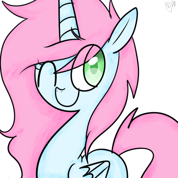 Size: 1024x1024 | Tagged: safe, artist:chandelurres, derpibooru import, oc, alicorn, pony, alicorn oc, female, horn, image, mare, png, simple background, solo, transparent background, wings