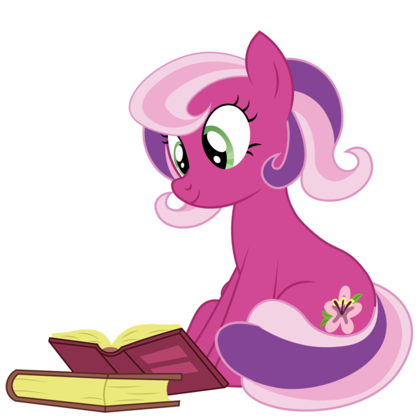 Size: 1200x1200 | Tagged: safe, artist:prixy05, derpibooru import, cheerilee (g3), earth pony, pony, book, g3, g3 to g4, g4, generation leap, image, png, reading, simple background, solo, transparent background, vector