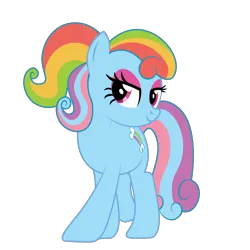 Size: 1200x1200 | Tagged: safe, artist:prixy05, derpibooru import, rainbow dash (g3), earth pony, pony, g3, g3 to g4, g4, generation leap, image, png, simple background, solo, transparent background, vector