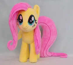 Size: 1243x1113 | Tagged: safe, artist:buttercupbabyppg, derpibooru import, fluttershy, pegasus, pony, female, folded wings, image, irl, jpeg, mare, photo, plushie, solo, wings