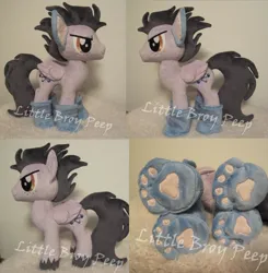 Size: 1024x1046 | Tagged: safe, artist:little-broy-peep, derpibooru import, oc, oc:wing, unofficial characters only, pegasus, pony, animal costume, cat costume, clothes, costume, image, jpeg, male, merchandise, pegasus oc, plushie, present, stallion, wings