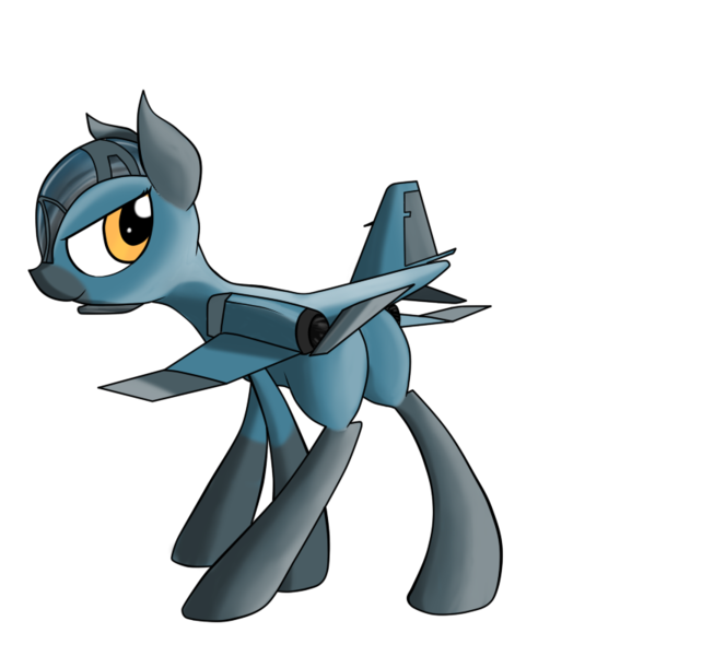 Size: 856x800 | Tagged: artist needed, safe, derpibooru import, oc, unnamed oc, unofficial characters only, original species, plane pony, pony, butt, colt, f-4 phantom ii, foal, image, jet, jet fighter, jet plane, looking at you, looking back, looking back at you, male, plane, png, pose, simple background, solo, solo male, transparent background