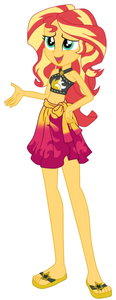 Size: 1900x4919 | Tagged: safe, artist:gmaplay, derpibooru import, sunset shimmer, equestria girls, equestria girls series, x marks the spot, clothes, image, png, simple background, solo, swimsuit, transparent background