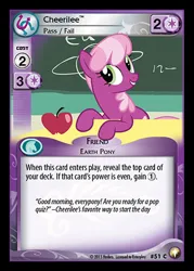 Size: 344x480 | Tagged: safe, derpibooru import, cheerilee, ponyville confidential, apple, ccg, chalkboard, classroom, enterplay, equestrian odysseys, food, image, jpeg, merchandise, solo